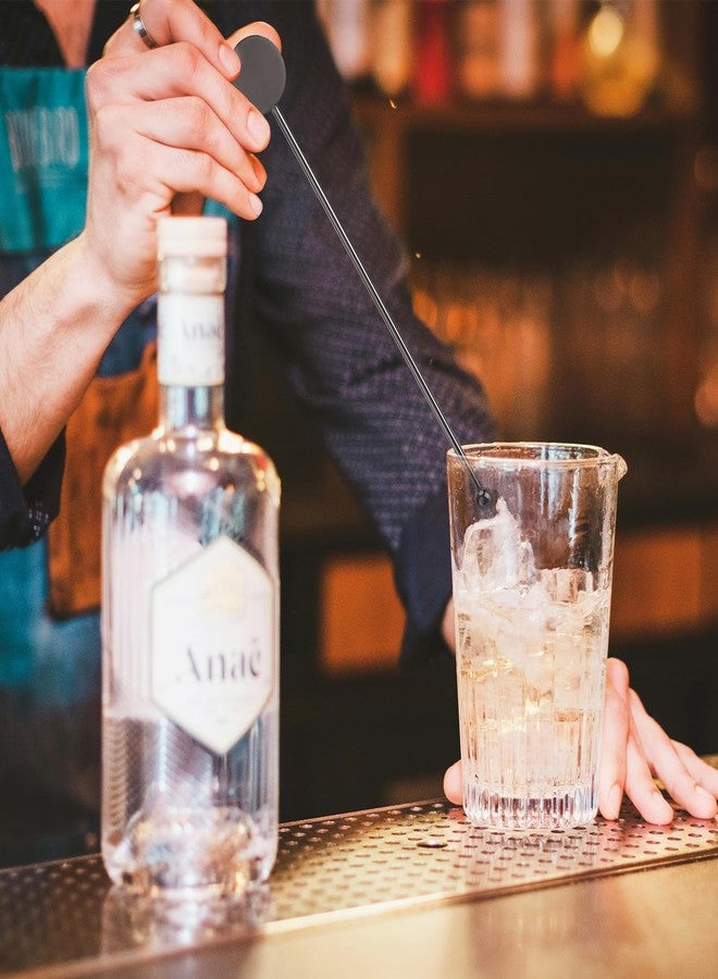 تي بيست ماكس أعواد تقليب للكوكتيلات والقهوة، مصنوعة من الفولاذ المقاوم للصدأ 304، قابلة لإعادة الاستخدام، 7 بوصات، لون أسود، عبوة من 6 قطع - Image 4