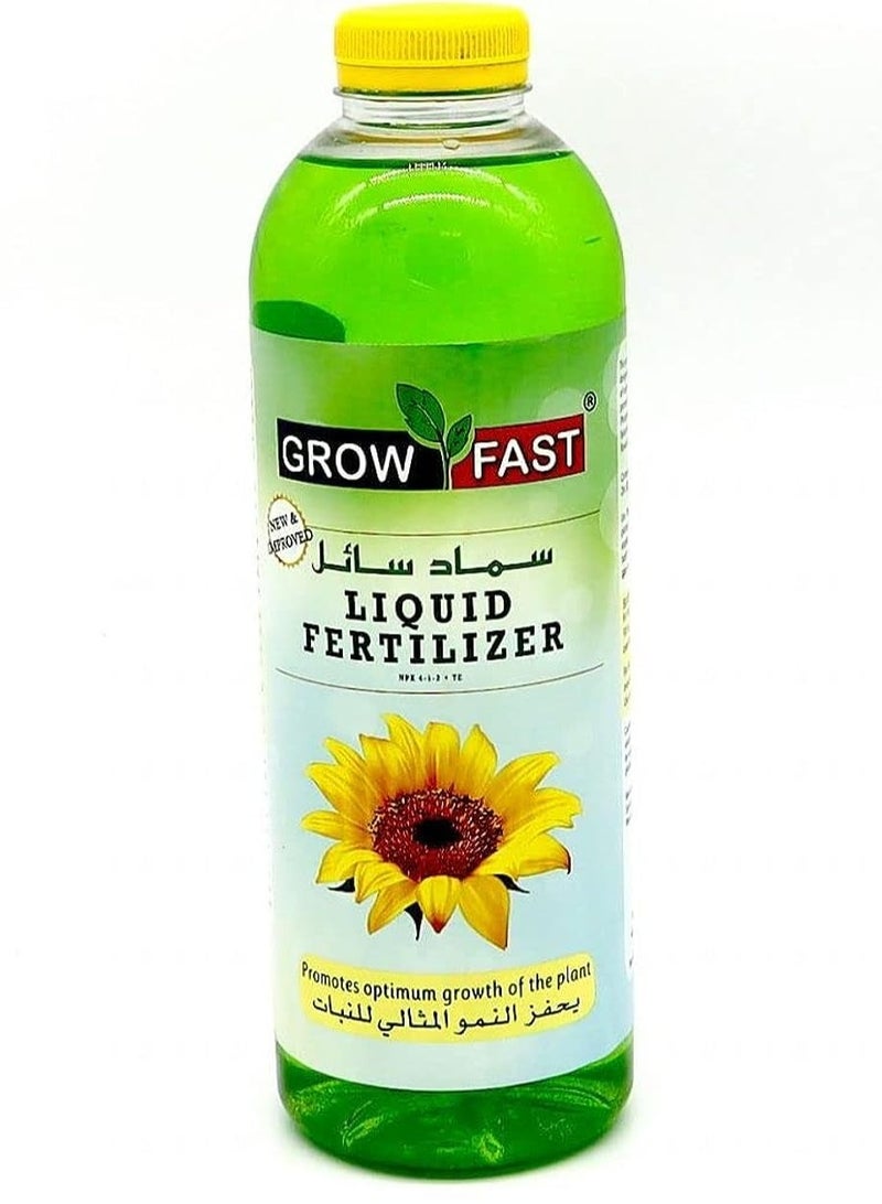 Grow Fast Liquid Fertilizer Best For Indoor & Outdoor Plants 1Liter - Image 1