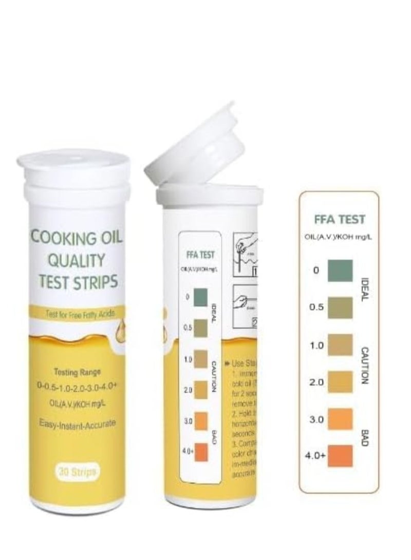 Cooking Oil Quality Test Strips,frying oil test strip.To ensure your cardiovascular and physical health, please check the oil quality.30 strips/bottle - Image 3