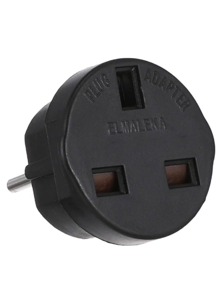 مشترك كهرباء ثلاثي مخرج - أسود، لأدوات كهربائية عدد 4 - Image 1