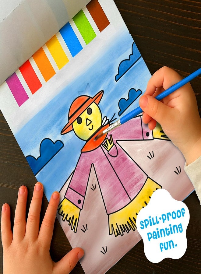 DINO MINI Watercolor Fun Value Pack - 2 Paint with Water Kits for Toddlers - Water Painting for Toddlers - Travel Activities for Kids Ages 4-8 - Screen Free Birthday Gifts (Farm - Fairy Tale) - Image 4