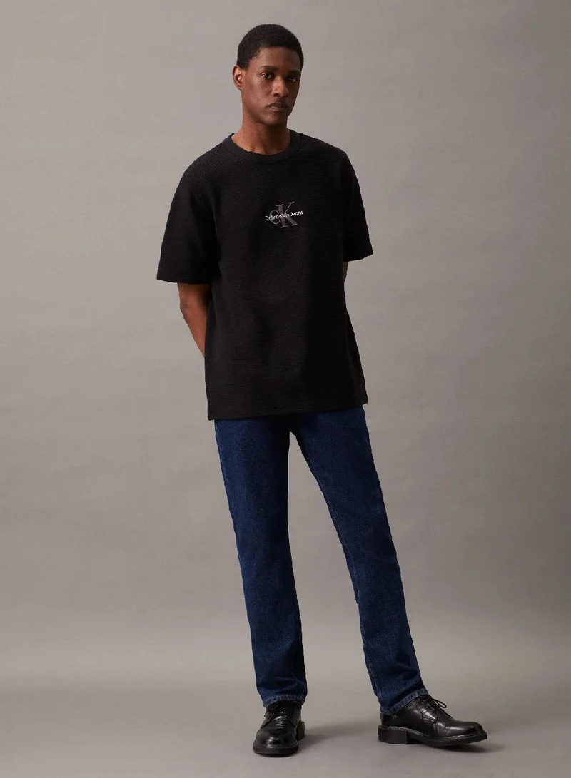 Calvin Klein Jeans Relaxed Waffle Monogram T-shirt