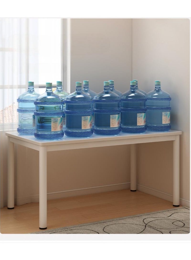 اليسا مكتب منزلي ١٦٠×٦٠ سم - مكتب كمبيوتر بسطح خشبي وأرجل فولاذية للعمل والدراسة وتناول الطعام - Image 5