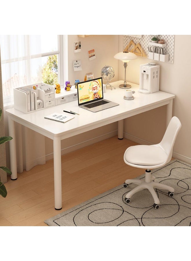 اليسا مكتب منزلي ١٦٠×٦٠ سم - مكتب كمبيوتر بسطح خشبي وأرجل فولاذية للعمل والدراسة وتناول الطعام - Image 1