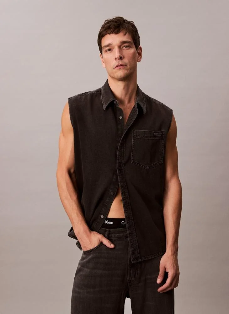 Calvin Klein Jeans Sleeveless Denim Top