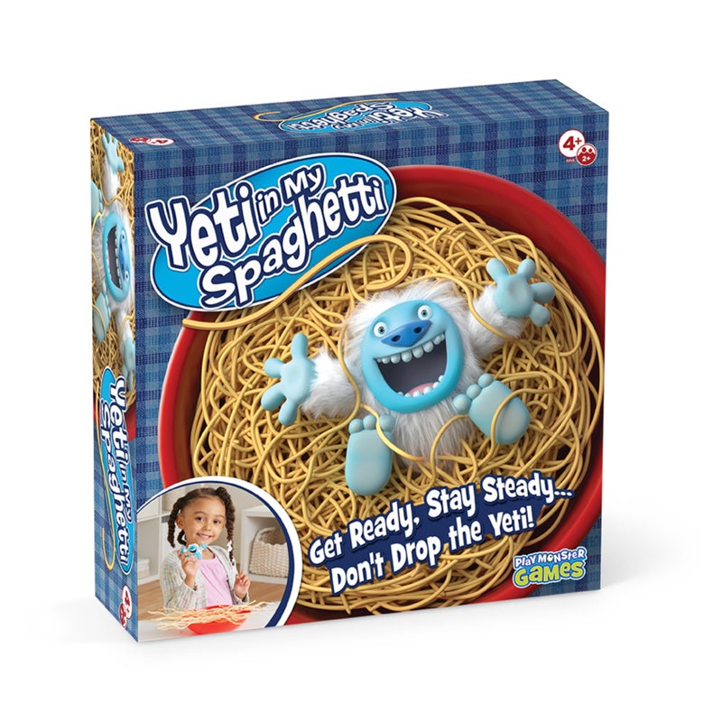 PlayMonster Yeti in My Spaghetti Board Game â€“ Kids Games, Family Game, Multi-Player, Board Games for Family Night, Preschool Toys, Hand-Eye-Coordination Game, Donâ€™t Drop Yeti, Ages 4+ - Image 1