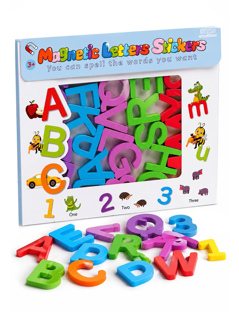 26PCS Uppercase Magnetic Foam Letters – Colorful Alphabet Letters for Kids Learning Educational Toy for Spelling and Word Building - Image 1