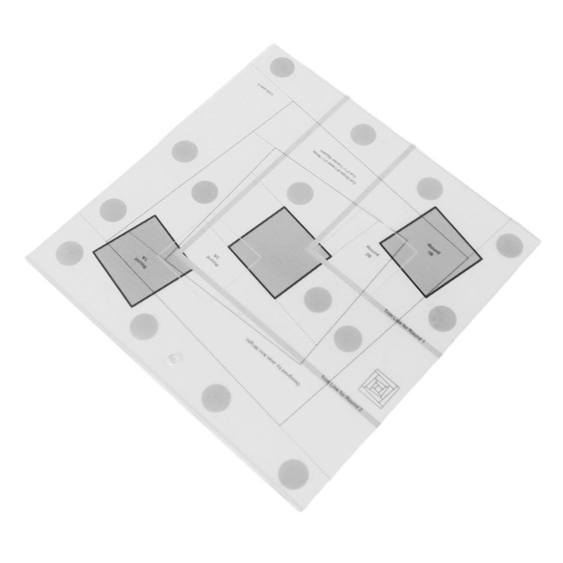 Log Cabin Quilt Ruler Transparent Acrylic Quilting Ruler Log Cabin Trim Tool - Image 5