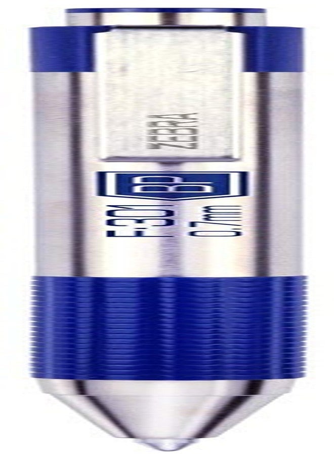 Zebra Technologies Zebra F-301 Ballpoint Stainless Steel Retractable Pen, Fine Point, 0.7mm, Blue Ink, 1-Count (12) - Image 2