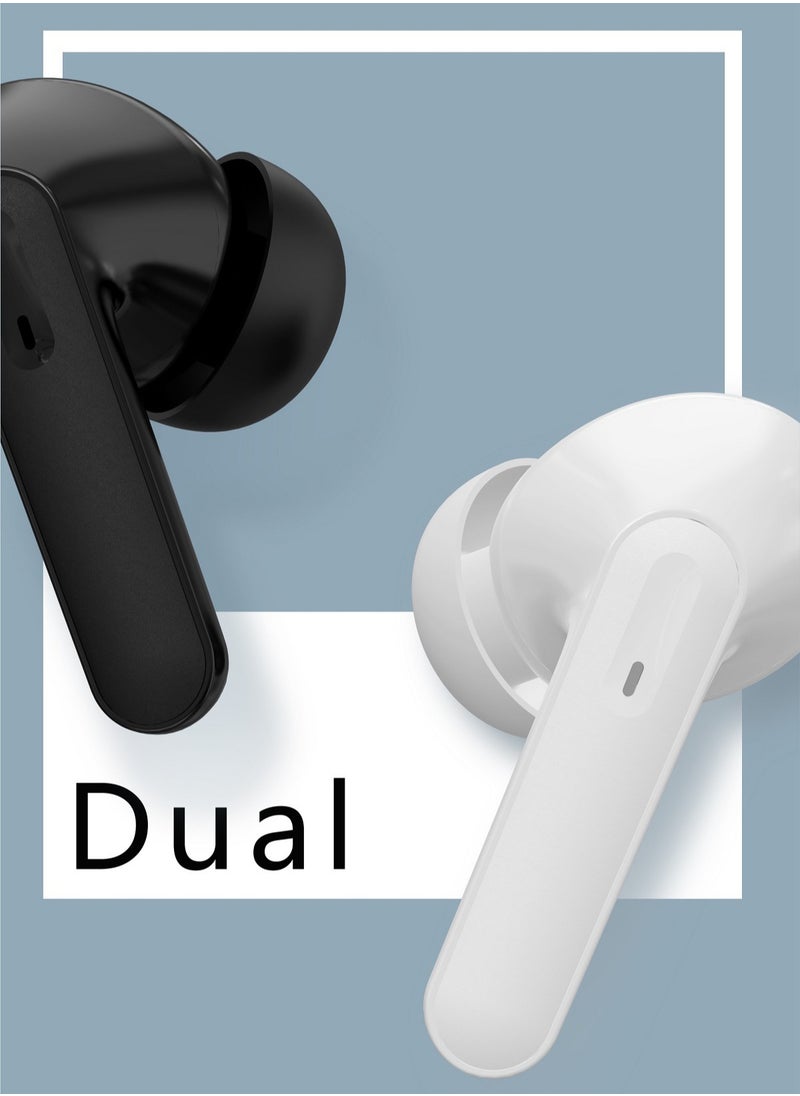 Youque - New TWS Waterproof Sports In-Ear Wireless Earbuds, Bluetooth Earphones with LED Digital Display for iPhone IOS Android Windows Black - Image 1