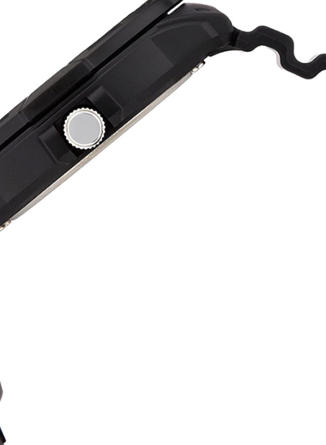 CASIO Men Silicone Analog Watch MRW-200H-7BVDF - 45 mm - Black - Image 3