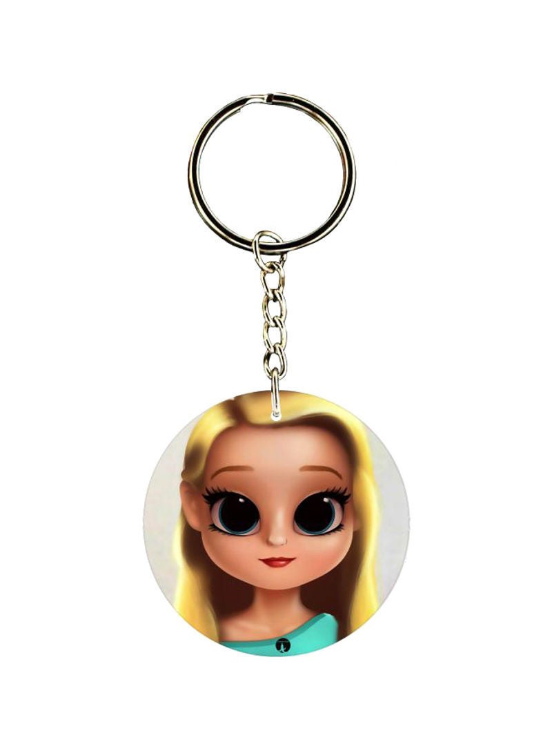RKN Girl Printed Keychain