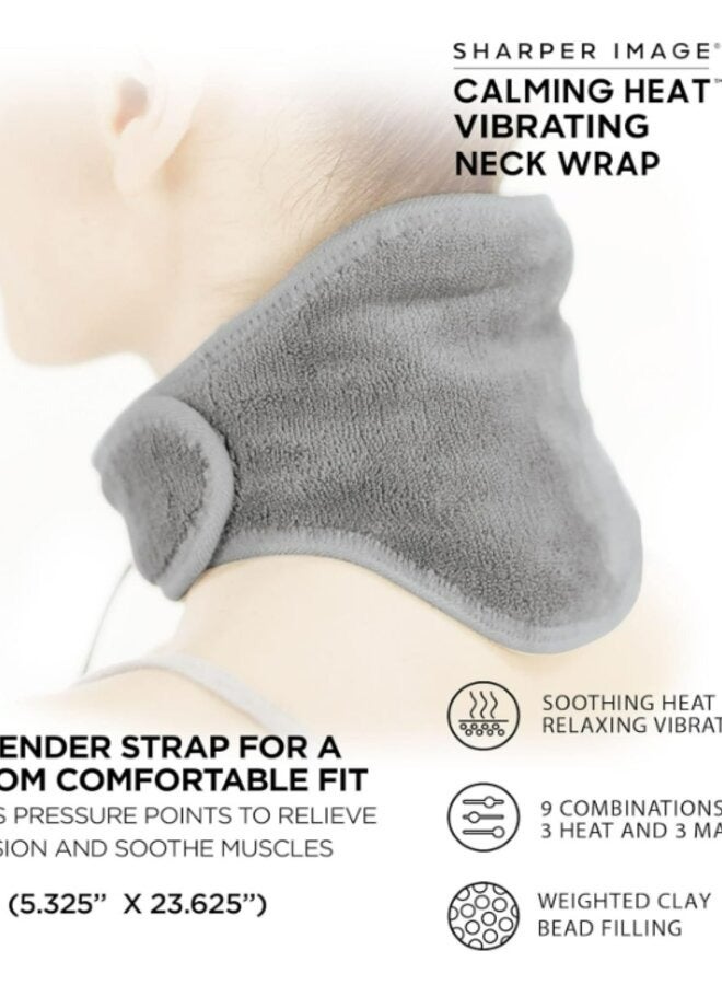 Calming Comfort Heat Neck Wrap by Sharper - Image 1