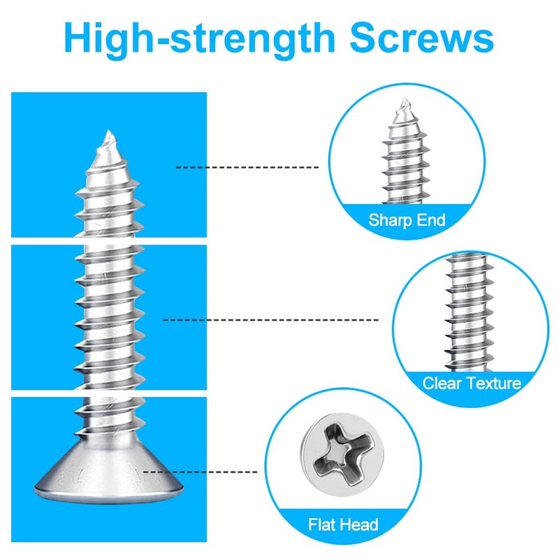 Vicuna R 18PCS L Bracket, Stainless Steel Corner Brace for Wood, Metal Right Angle Bracket for Furniture with 72PCS Screws (1.57 x 1.57 inch) - Image 4