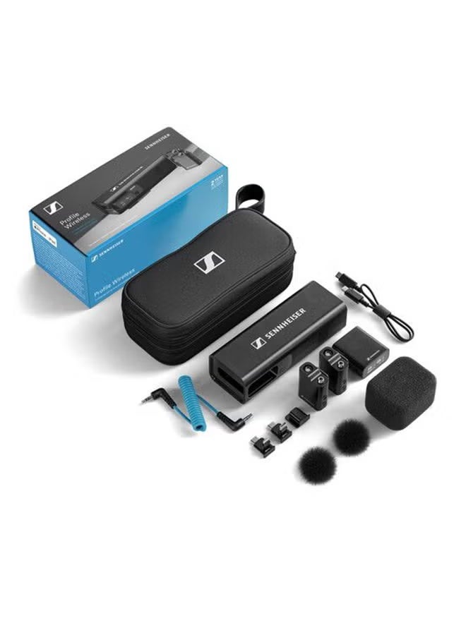 Sennheiser Profile Wireless 2-Channel All-In-One Clip-On & Handheld Microphone System - Image 2