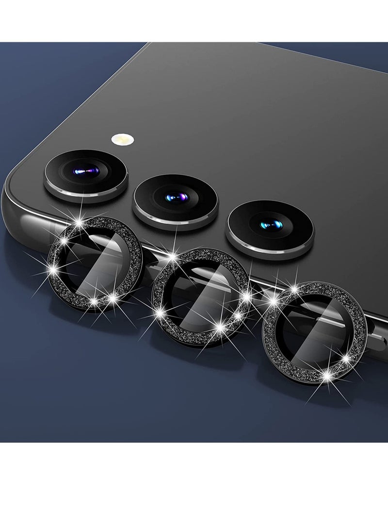 Raxoom [3+3 PCS] for Samsung Galaxy S23/ S23 Plus Camera Lens Protector, Premium Tempered Glass Glitter Camera Lens Protector - Image 5