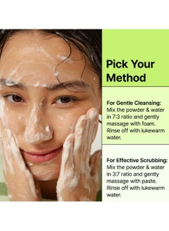 By Wishtrend BY WISHTREND Green Tea & Enzyme Powder Face Wash, All-in-one, Hydrating daily facial cleanser and Gentle exfoliator for pores and blackheads 3.88 Ounce  - Image 5