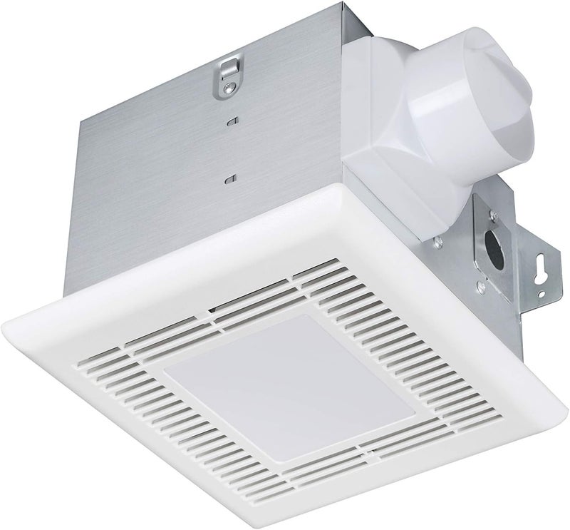 Tech Drive Very-Quiet 70 CFM, 2.0 Sone Bathroom Ventilation and Exhaust Fan With LED light 4000K 600LM(70CFM),Ceiling Mounted Fan,Easy to Install - Image 1