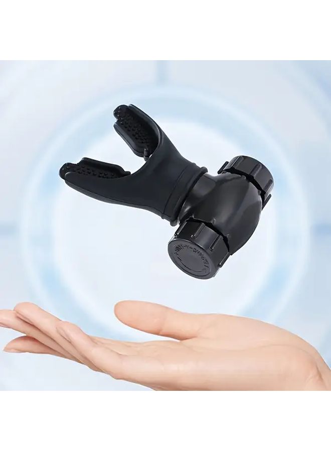 Black 2 In 1 Respiratory Trainer With Adjustable Resistance Includes Mouthpiece For Daily Exercise Singers Seniors Teens To Enhance Lung Capacity And Pulmonary Function Comes With Neck Strap Storage Case Lung Spirometer Training Mask Breathing Exercise Device - Image 5