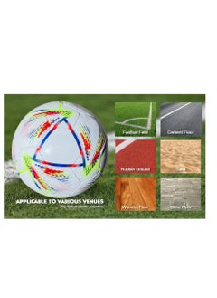ALLKING Soccer Football Ball - Pro Football Quality - Size 5 - High Performance Precision and Control - Durable for Matches and Training  - Image 4
