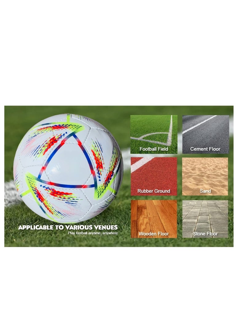 ALLKING Soccer Football Ball - Pro Football Quality - Size 5 - High Performance Precision and Control - Durable for Matches and Training - Image 4