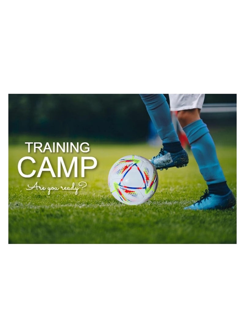 ALLKING Soccer Football Ball - Pro Football Quality - Size 5 - High Performance Precision and Control - Durable for Matches and Training - Image 5