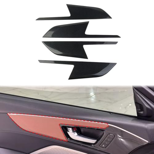 crosselec Carbon Fiber Interior Door Panel Trim Cover Accesssories for 20222026 Acura MDX - Image 1