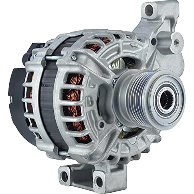 DB Electrical 400-24259 Alternator Compatible With/Replacement For 2.0L 1 Clock 180 Amp Internal Fan Type Clutch Pulley Type Internal Regulator 12V Land Rover LR2 2013 2014 BJ32-10300CB AL0894N - Image 1