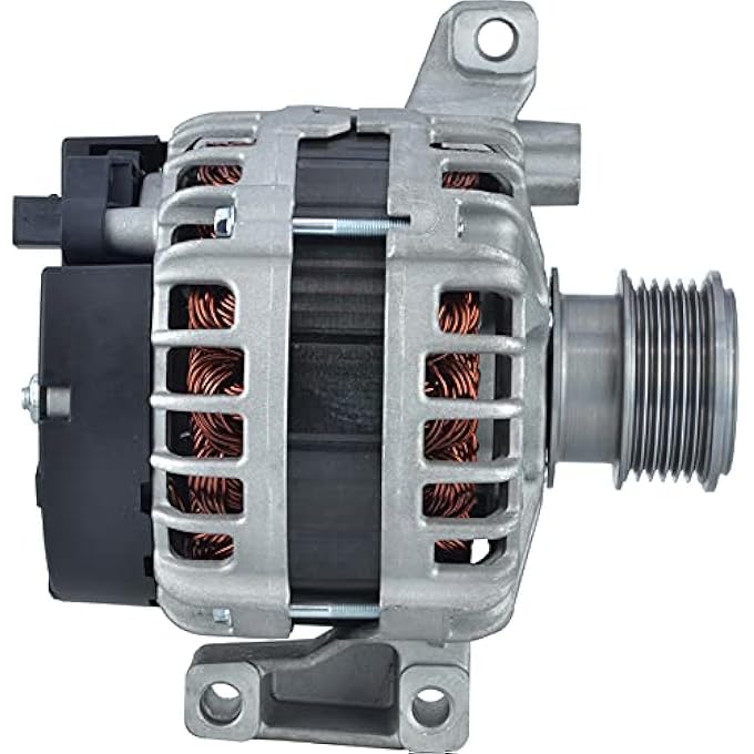 DB Electrical 400-24259 Alternator Compatible With/Replacement For 2.0L 1 Clock 180 Amp Internal Fan Type Clutch Pulley Type Internal Regulator 12V Land Rover LR2 2013 2014 BJ32-10300CB AL0894N - Image 2
