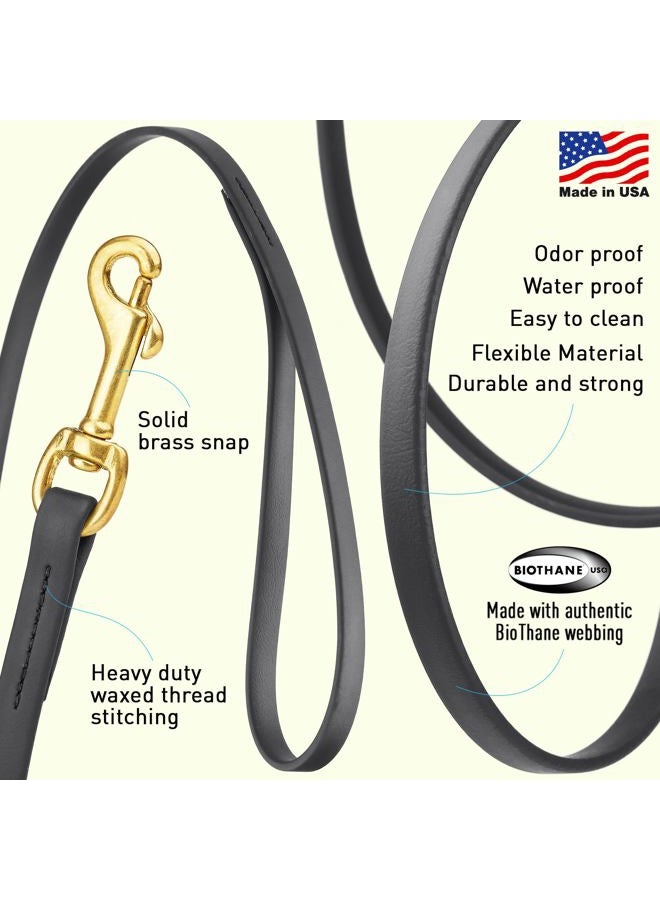 Viper Biothane Working Tracking Lead Leash Long Line for Dogs,Black 2 Colors,6 Sizes - Image 2