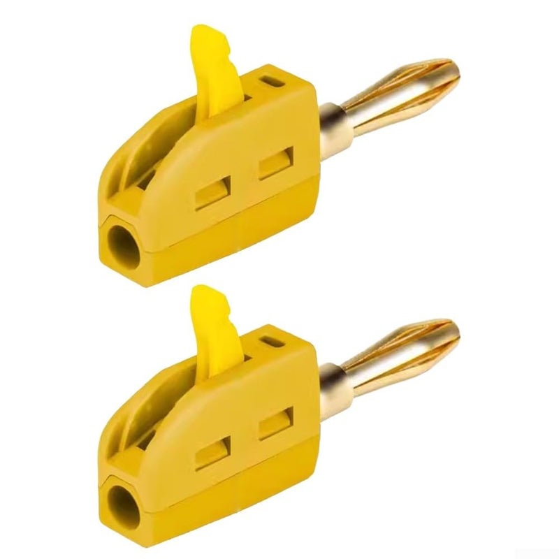 4mm Quick Connect Banana Connectors Brass Core Stainless Steel Heat Resistant Plastic Housing - Image 5