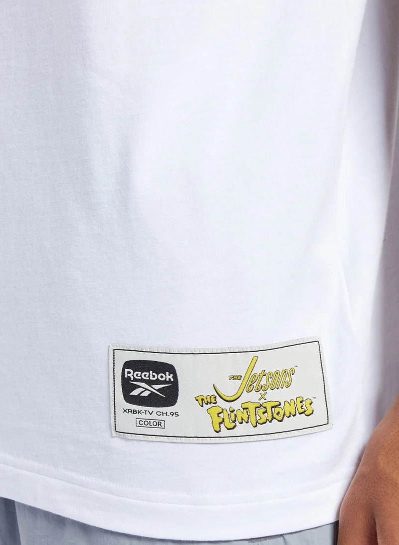 Reebok Jetsons Meet Flintstones Graphic T-Shirt