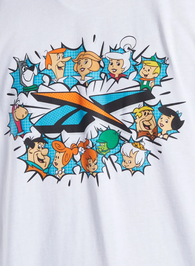 Reebok Jetsons Meet Flintstones Graphic T-Shirt