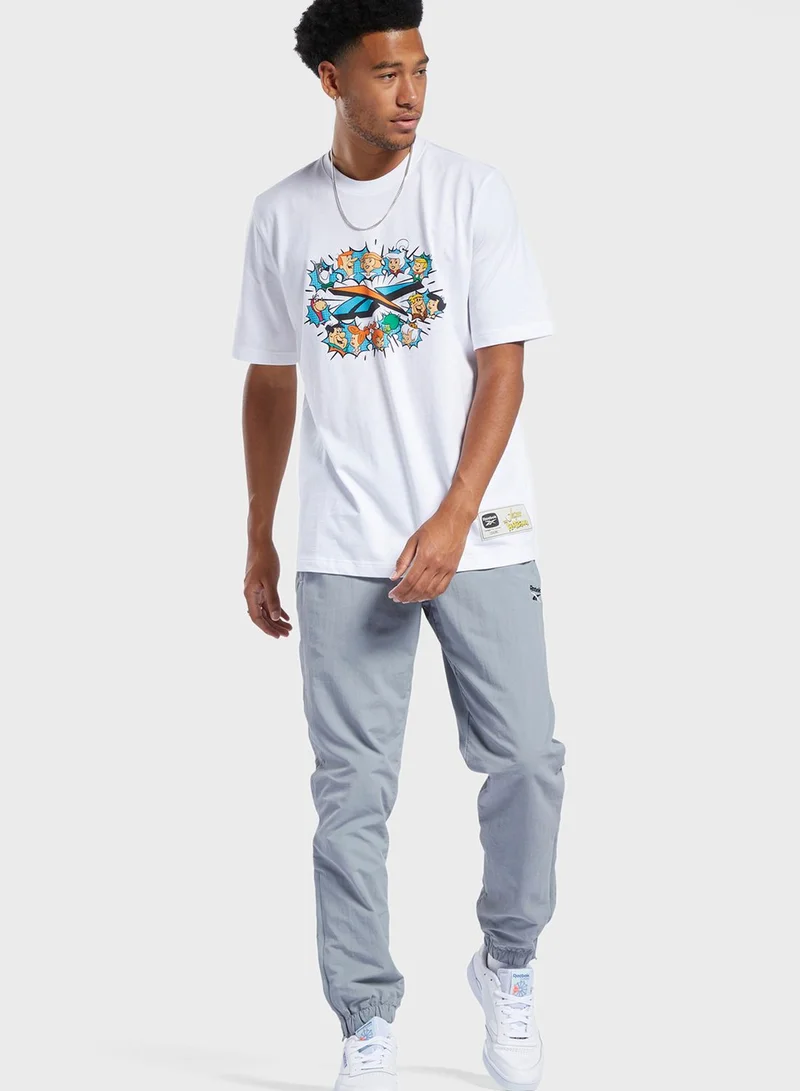 Reebok Jetsons Meet Flintstones Graphic T-Shirt