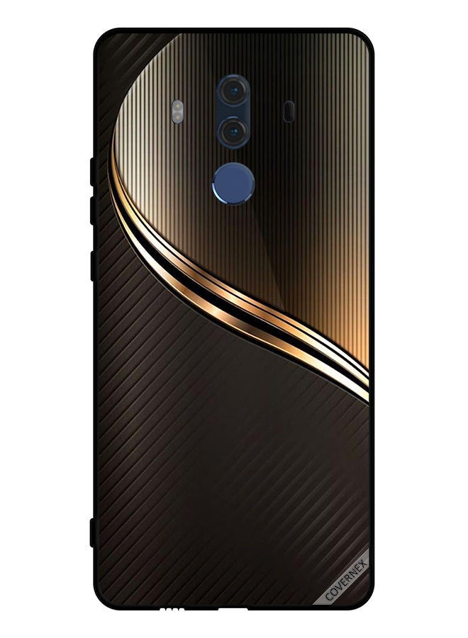 Covernex Protective Case Cover For Huawei Mate 10 Pro Dark Golden Steal Pattern - Image 1