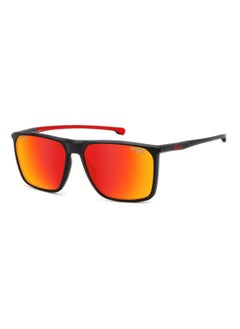 Carrera Men's Uv Protection Rectangular Shape  Sunglasses Carduc 034/S Red 46 - Lens Size: 46.1 Mm - Black Red  - Image 1
