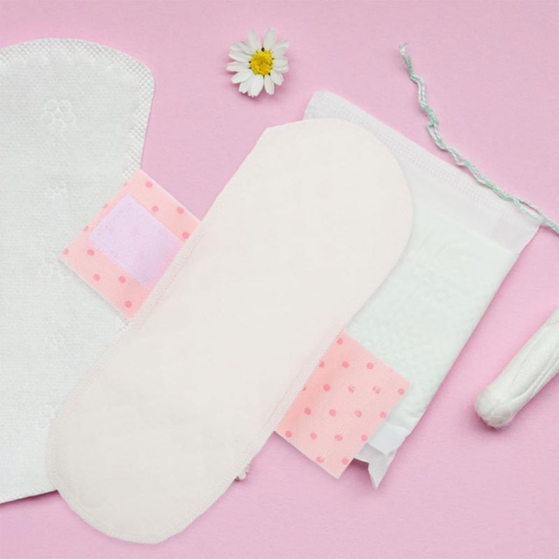 Reusable Cotton Cloth Pads 4 Pcs Washable Breathable Period Liners - Image 5