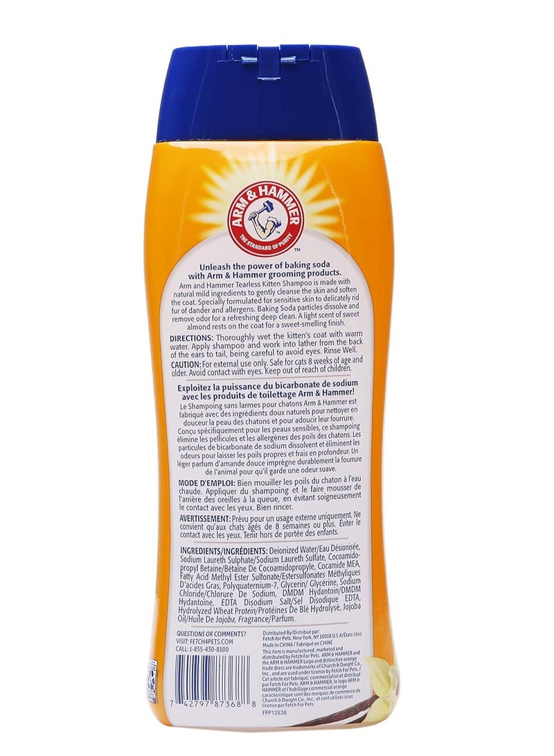 Arm & Hammer Tearless Kitten Shampoo 591ml - Image 2