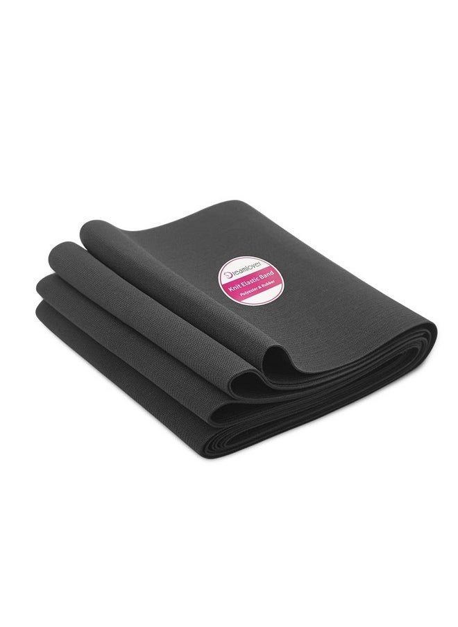Dreamlover Elastic Band For Sewing, Black Wide Elastic, 7.9 Inches X 3 Yard  - Image 1