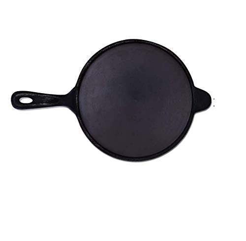 Bharath Agencies Cast Iron Tawa with Handle 11 Inches Black