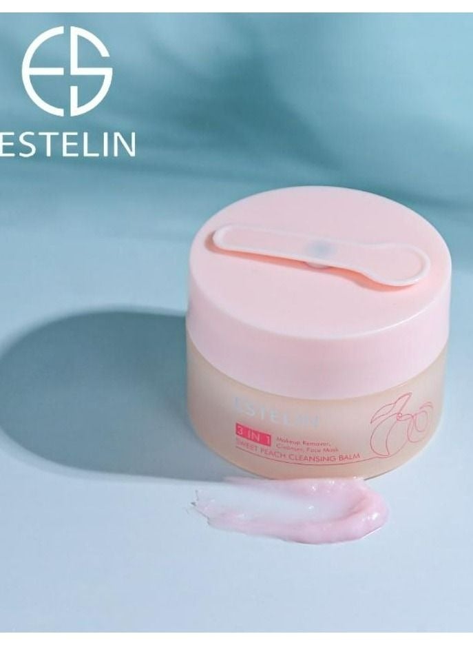 ESTELIN بلسم التنظيف 3 في 1 بخلاصة الخوخ الحلو 100 جرام - Image 3