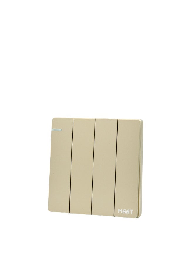 MAAT 4 Gang 1 Way Switch 