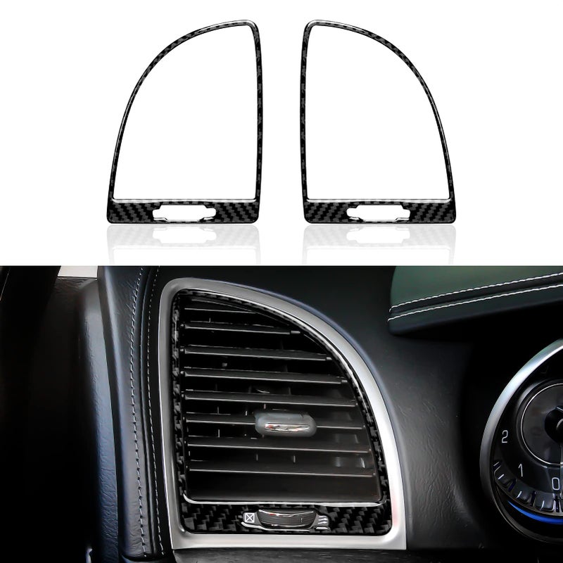 BRMYL Car Air Vent Outlet Cover Decals for 20152023 Chrysler 300 300C 300S LimitedTouring Accessories Carbon Fiber Interior Stickers