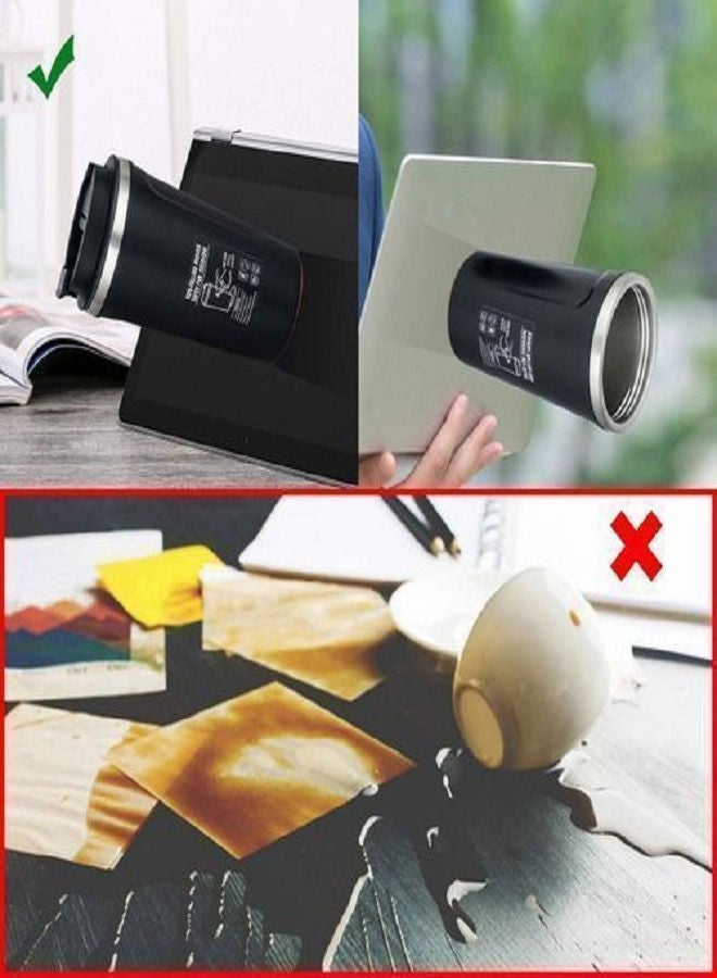 Suction cup stainless Steel Non- Falling proven safer for everyone 520ml Black