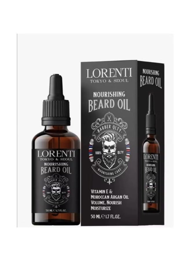 Laurenti's Nourishing Beard Oil is the perfect solution for a thick, shiny beard.
