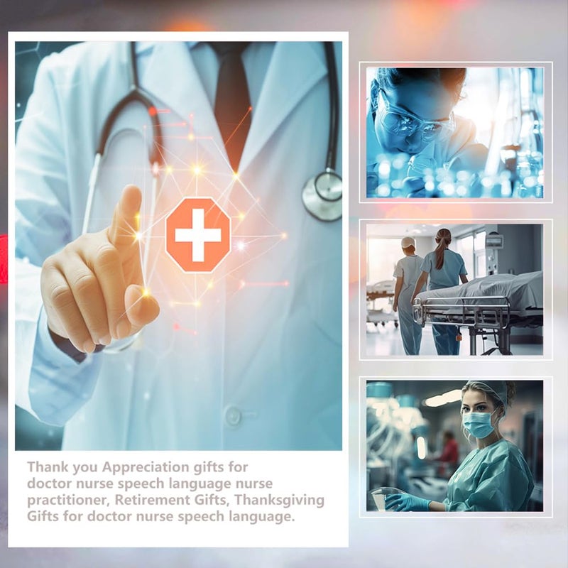 FOKCBOCM Doctor Appreciation Gifts for Women Men, Going Away Gift Retirement Gift for Doctor Coworker, Never forget you are the Piece that Made the Difference, Thank You Doctor Plaque-DX141 - Image 5