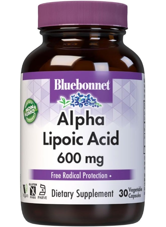 Blue Bonnet Bb Alpha Lipoic Acid 600Mg Vcaps 30S # 8 - Image 1