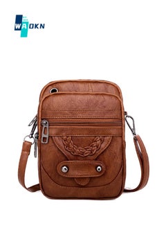 Women's Soft Leather European and American Style Shoulder Bag Mature Fashion Retro Messenger Bag