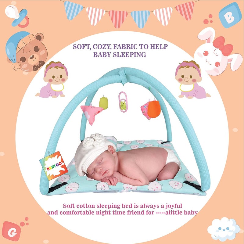 Bantoo Baby Bed New Born Baby Bedding SetBaby Sleeping Bag Baby BedsMattressNest BedMosquito NetSleeping EssentialsCarrier NestInfantsGift Combo 06 MonthsMulticolor - Image 3