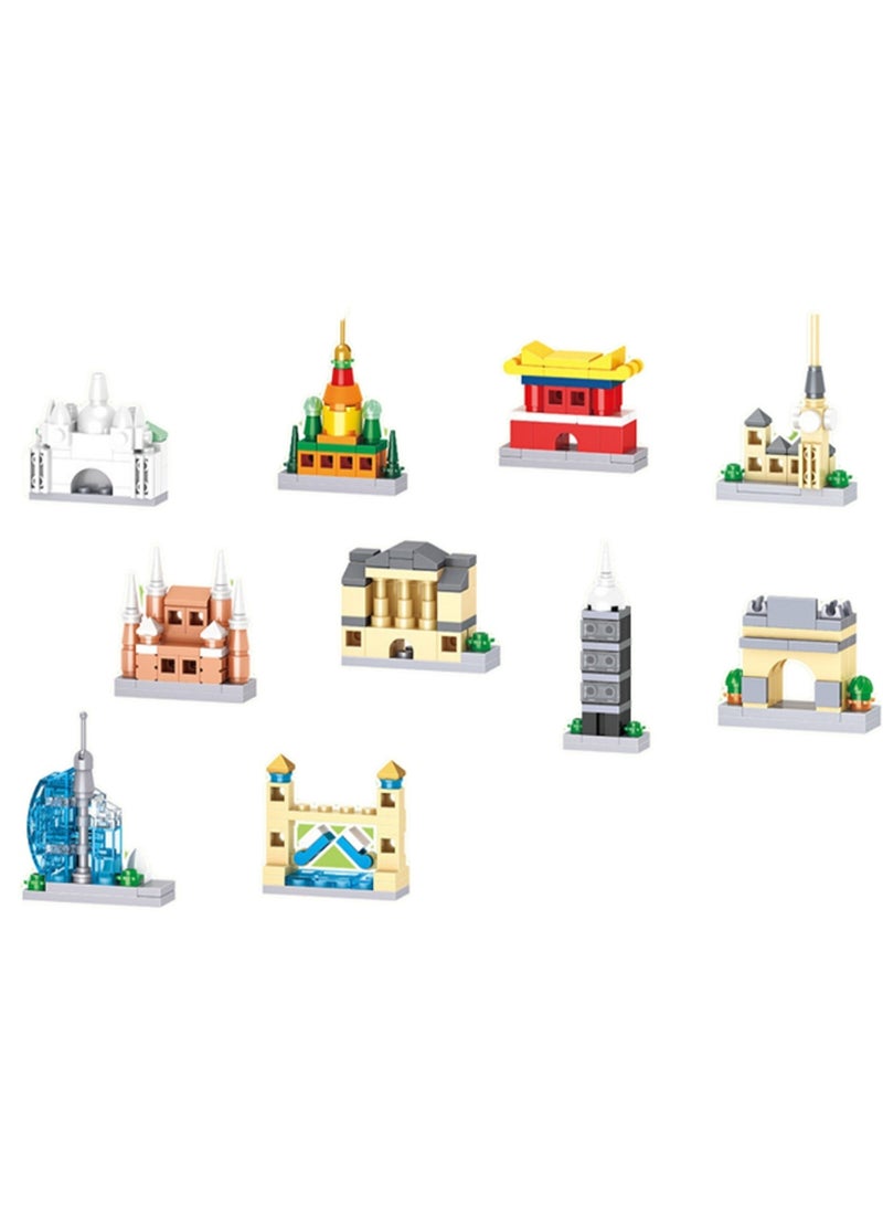 10 Types Of Building Blocks, Building Block Assembly Set Games And Engineering Toys, Suitable For Children And Teenagers, Suitable For Gifts - Image 1